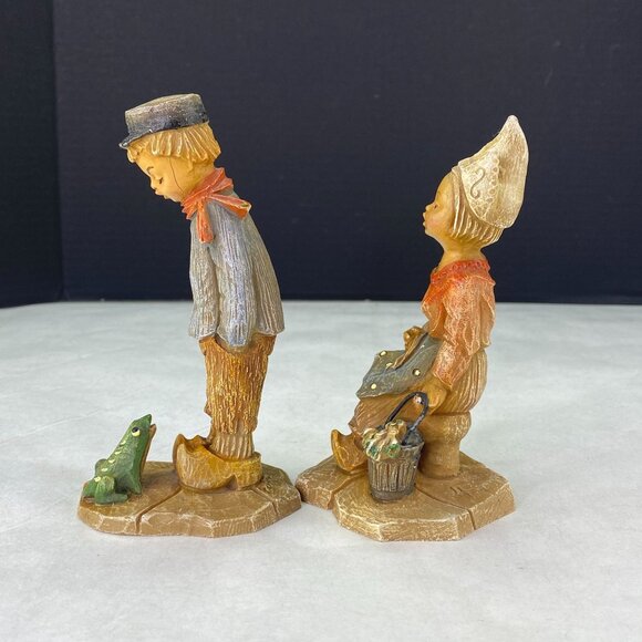 Vintage Copy Verb HM Dutch Holland Figurines Boy Girl - Picture 2 of 10